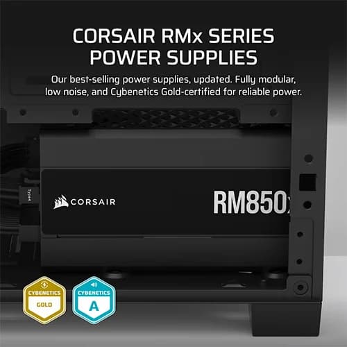 CORSAIR RM850X 850W 80+ Gold ATX 3.1 Fully Modular Power Supply