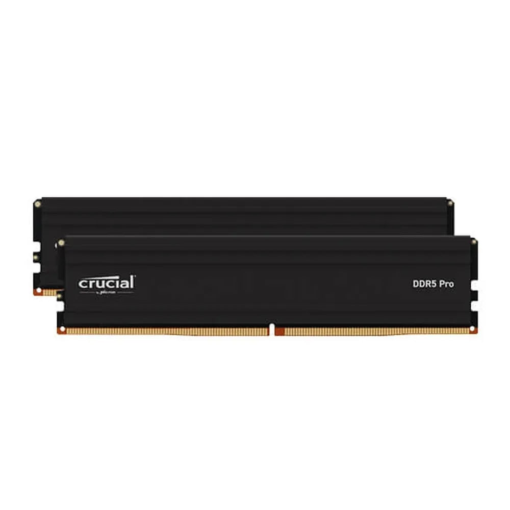 CRUCIAL Pro 32GB ( 16GB x 2 ) 5600MHz DDR5 RAM ( Black ) ( CL46 )