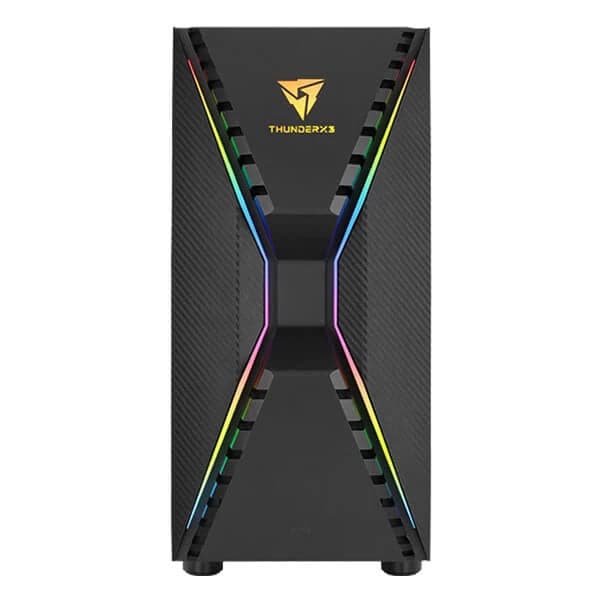 AEROCOOL Cronus ARGB EATX Mid Tower Cabinet (Black)