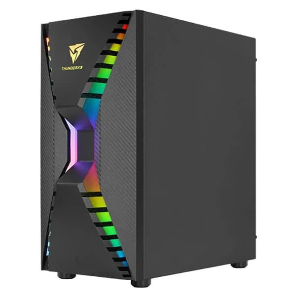 AEROCOOL Cronus ARGB EATX Mid Tower Cabinet (Black)