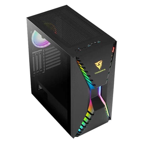 AEROCOOL Cronus ARGB EATX Mid Tower Cabinet (Black)