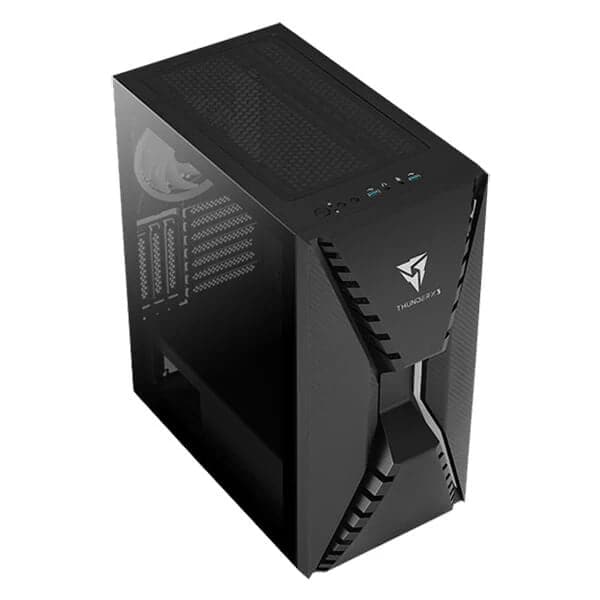 AEROCOOL Cronus ARGB EATX Mid Tower Cabinet (Black)