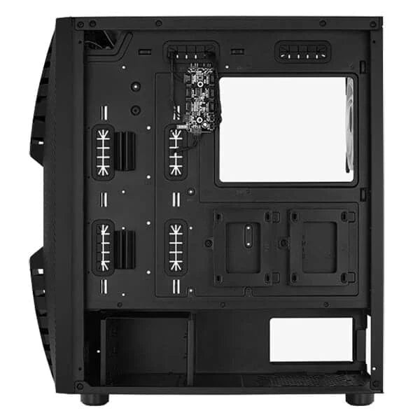 AEROCOOL Cronus ARGB EATX Mid Tower Cabinet (Black)