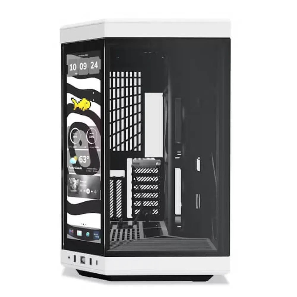 HYTE Y70 Touch Infinite E-ATX Mid Tower Cabinet (Black / White)