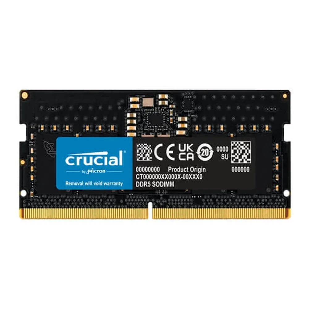 CRUCIAL 8GB ( 8GB x 1 ) 4800MHz DDR5 Laptop RAM ( CL40 )