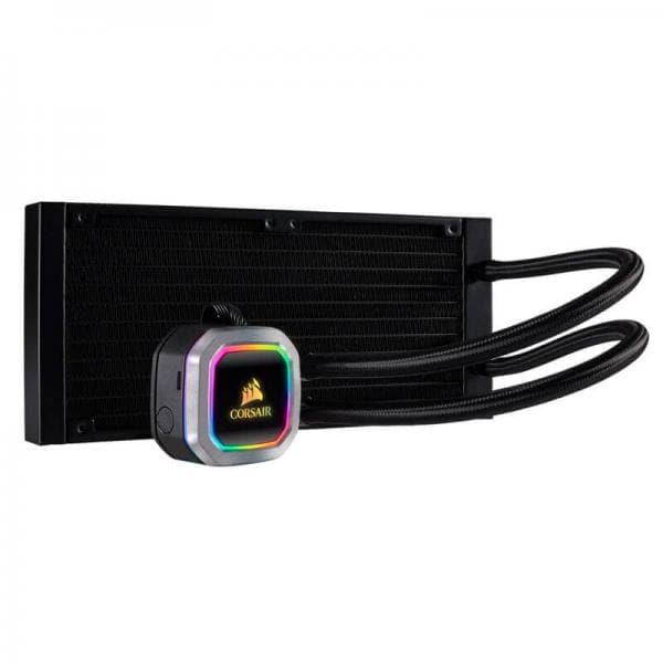 CORSAIR H100I RGB Platinum 240mm CPU Liquid Cooler (Black)