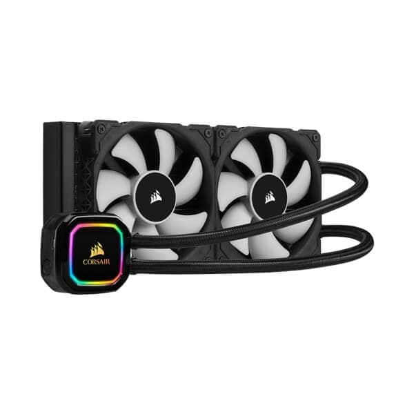 CORSAIR H100i Pro XT RGB 240mm CPU Liquid Cooler (Black)