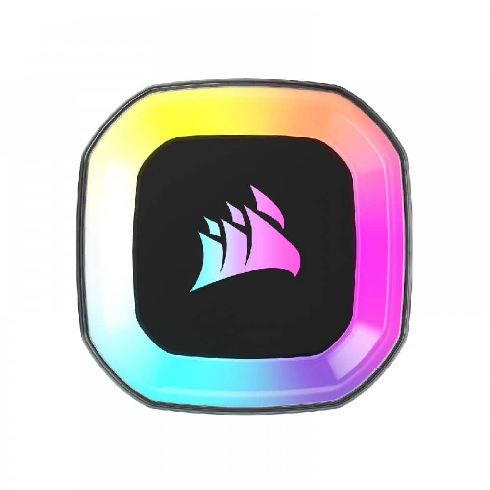 CORSAIR H100 RGB 240mm CPU Liquid Cooler (Black)