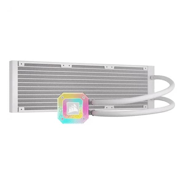 CORSAIR iCUE H150i Elite Capellix XT RGB 360mm CPU Liquid Cooler (White)