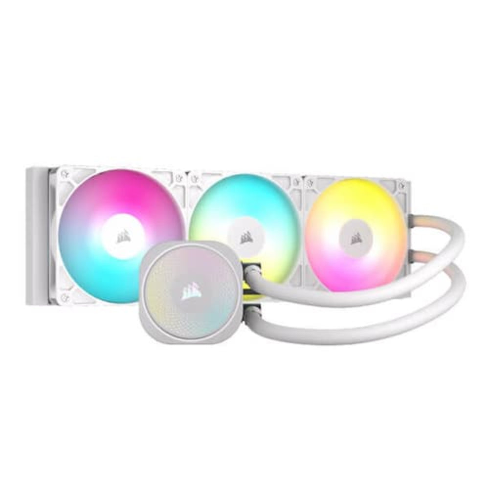 CORSAIR Nautilus RS ARGB 360mm CPU Liquid Cooler (White)