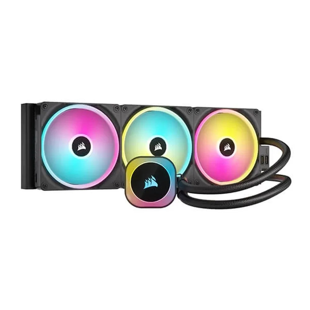 CORSAIR iCUE H170i RGB 420mm CPU Liquid Cooler (Black)