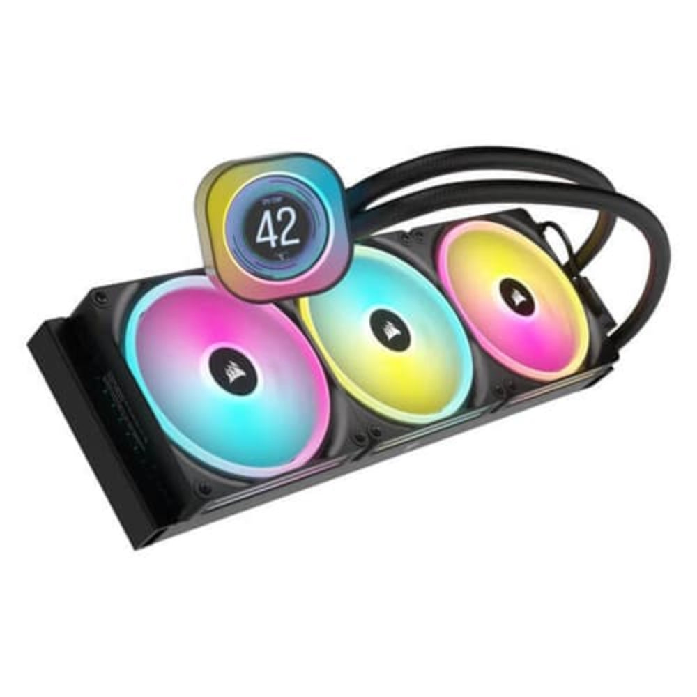 CORSAIR iCUE Link H170i RGB 420mm CPU Liquid Cooler (Black) ( With LCD Display )
