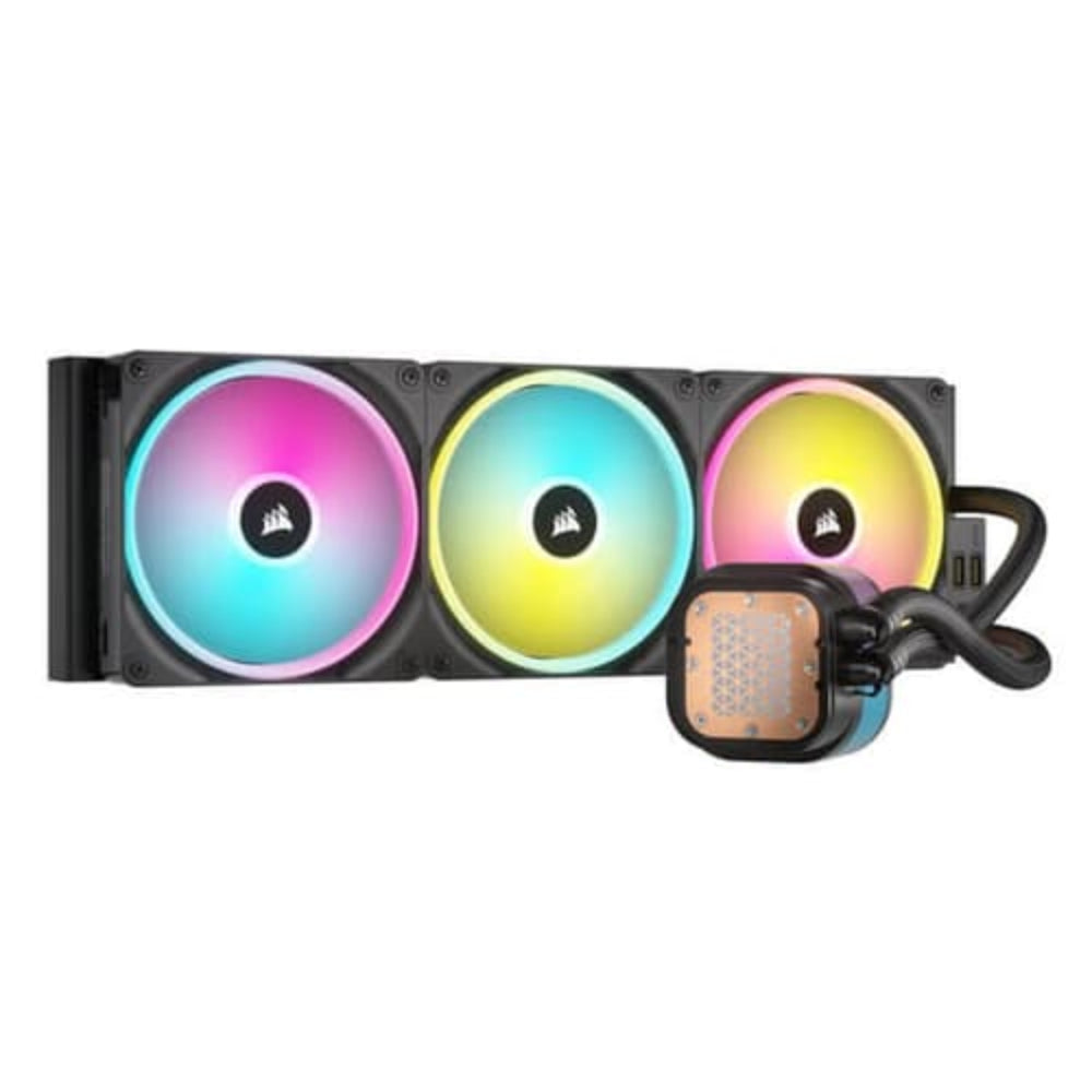 CORSAIR iCUE Link H170i RGB 420mm CPU Liquid Cooler (Black) ( With LCD Display )