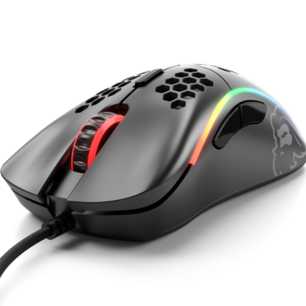 GLORIOUS Model D Minus Wired Ergonomic Gaming Mouse ( 12000DPI / 6 Macro Buttons ) ( Matte Black )