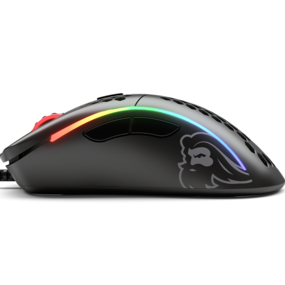 GLORIOUS Model D Minus Wired Ergonomic Gaming Mouse ( 12000DPI / 6 Macro Buttons ) ( Matte Black )