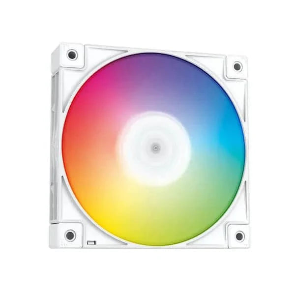 DEEPCOOL FC120 1800RPM 120mm PWM RGB Cabinet Fan (White) (Triple Pack)