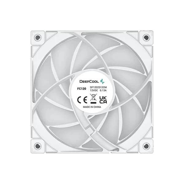 DEEPCOOL FC120 120mm ARGB Cabinet Fans (White) (Triple Pack)