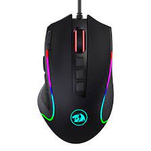 REDRAGON M612 Predator RGB Wired Ergonomic Gaming Mouse ( M612-RGB ) ( 4000DPI / 9 Macro Button ) ( Black )