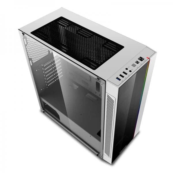 DEEPCOOL Matrexx 55 Addressable RGB ATX Mid Tower Cabinet ( White)