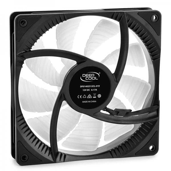 DEEPCOOL CF140 140mm ARGB Cabinet Fan (Black) (Twin Pack)