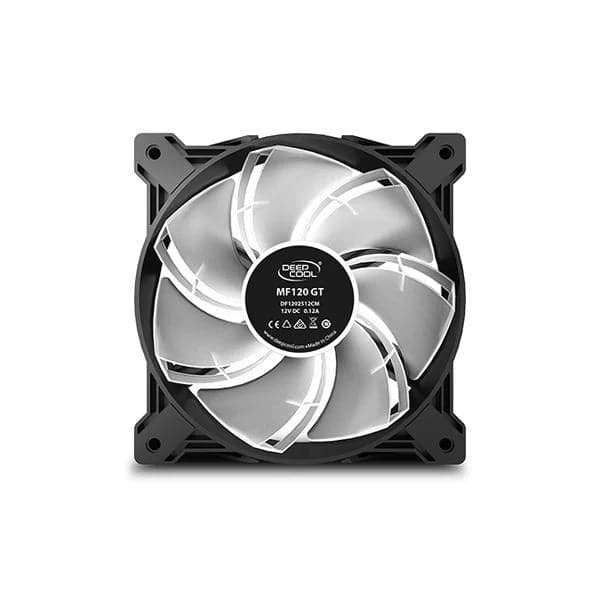 DEEPCOOL MF120 GT 120mm ARGB Cabinet Fan (Black) (Triple Pack)