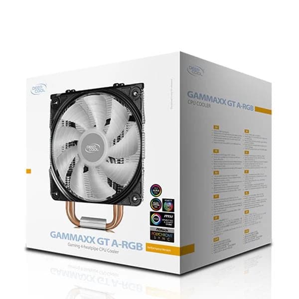 DEEPCOOL Gammaxx GT ARGB Single Tower CPU Air Cooler (Black)