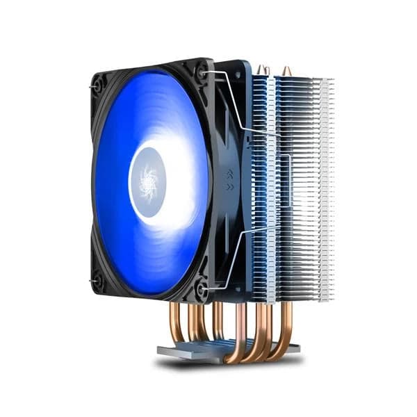 DEEPCOOL Gammaxx 400 V2 With Blue LED 120mm Single Tower CPU Air Cooler (Black)