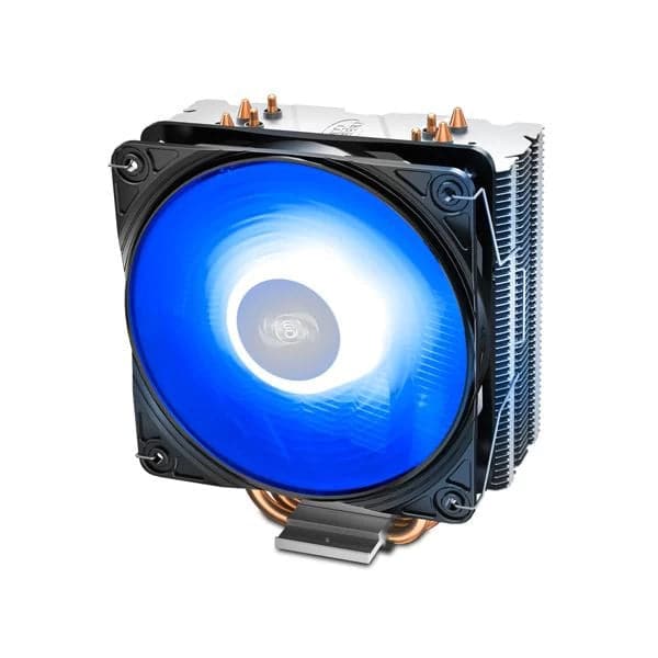 DEEPCOOL Gammaxx 400 V2 With Blue LED 120mm Single Tower CPU Air Cooler (Black)