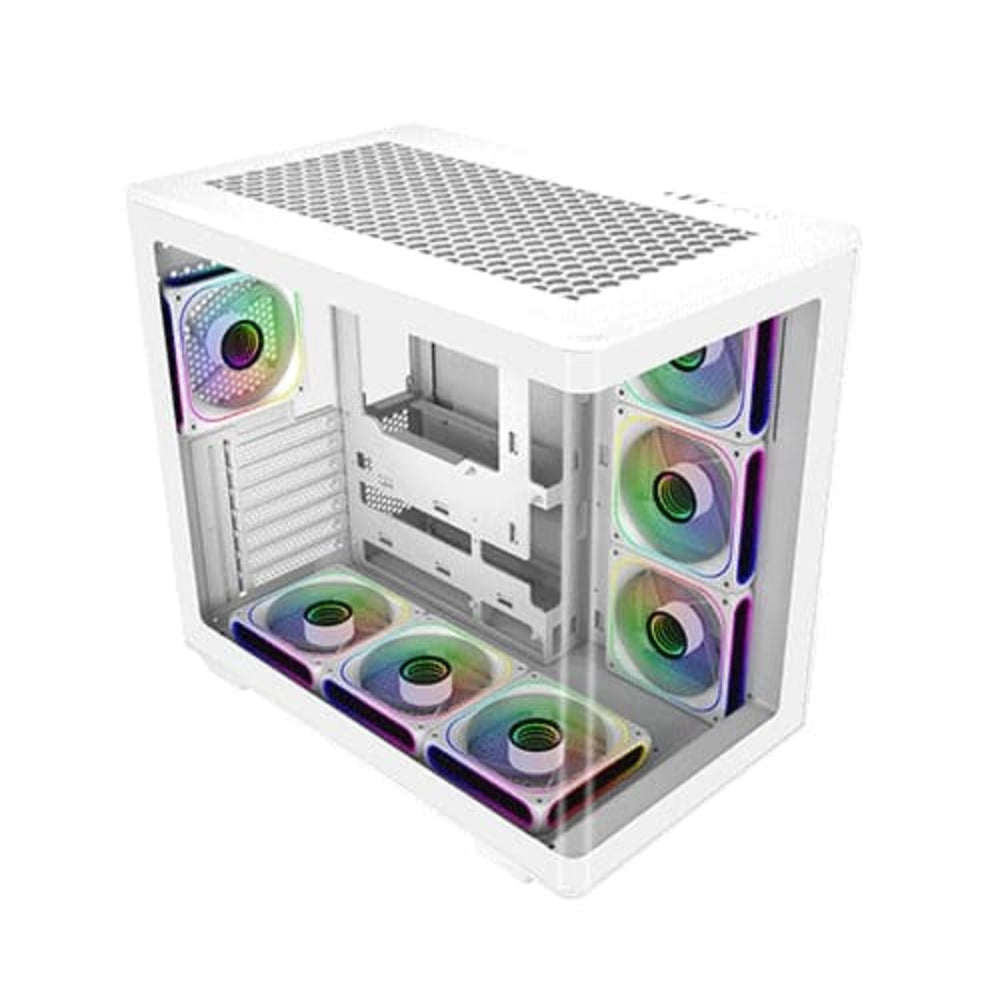 COOLER MASTER Elite 600 ARGB ATX Mid Tower Cabinet ( White )