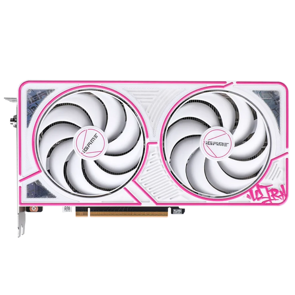 COLORFUL iGame GeForce RTX 5050 Ultra W Duo OC 8GB-V White NVIDIA Graphic Card