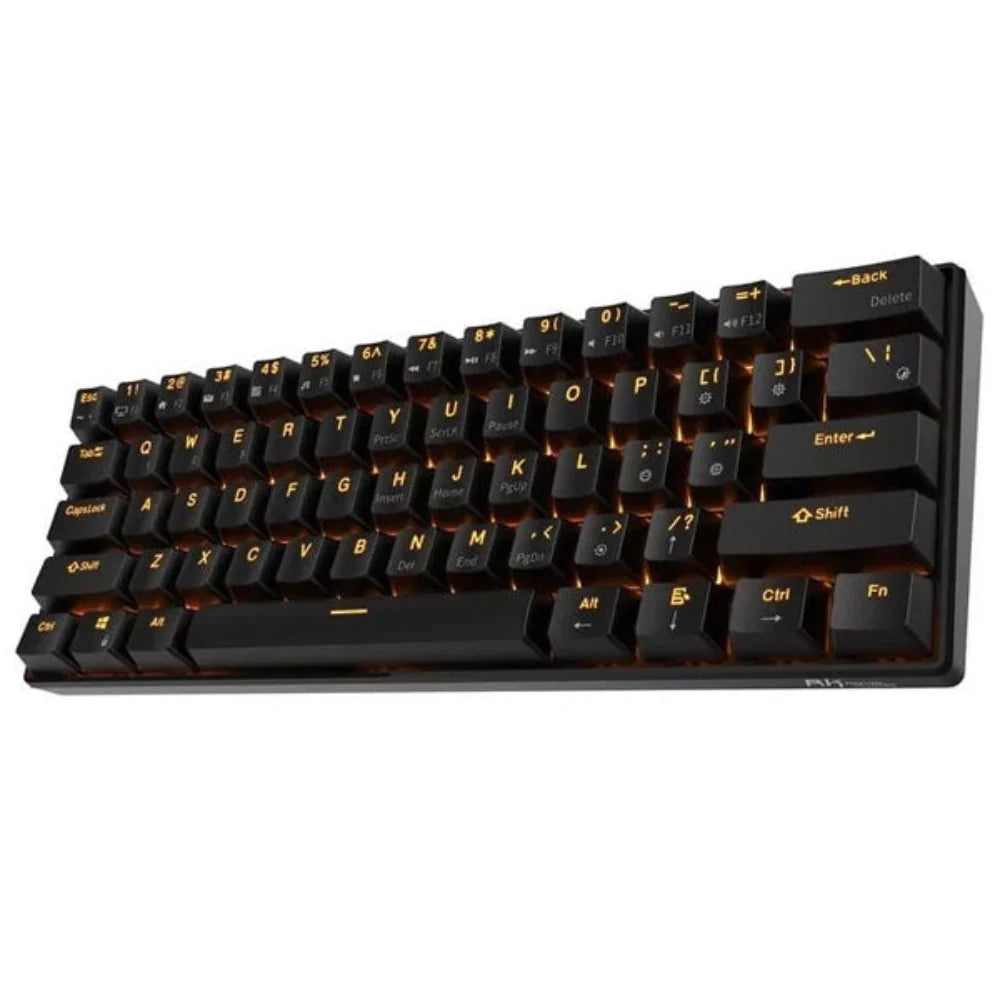 ROYAL KLUDGE RK61 60% RGB Wireless Mechanical Gaming Keyboard ( Black ) ( Red Switch )