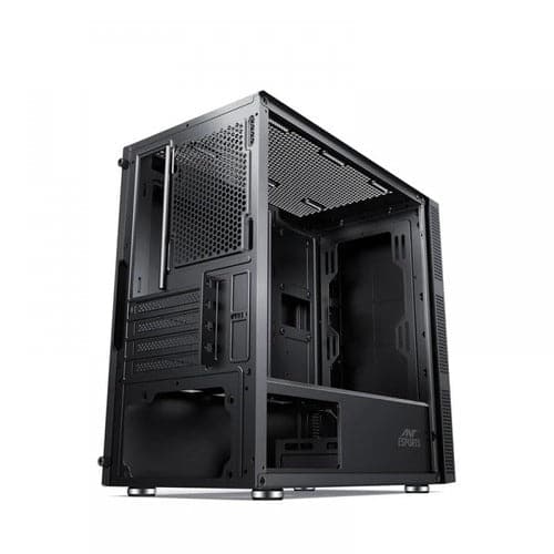 ANT ESPORTS Elite 1000 PS M-ATX Mid Tower Cabinet (Black)