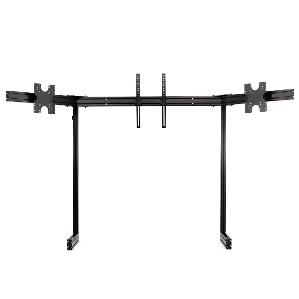 NEXT LEVEL RACING Elite Free Standing Triple Monitor Stand Black Edition NLR-E036