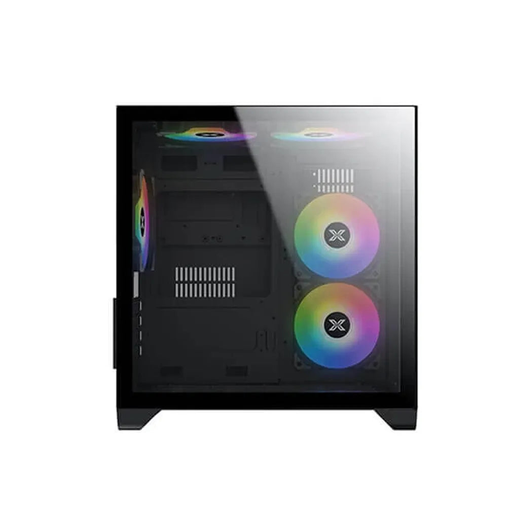 XIGMATEK Aqua M ARGB MATX Mini Tower Cabinet ( Black )