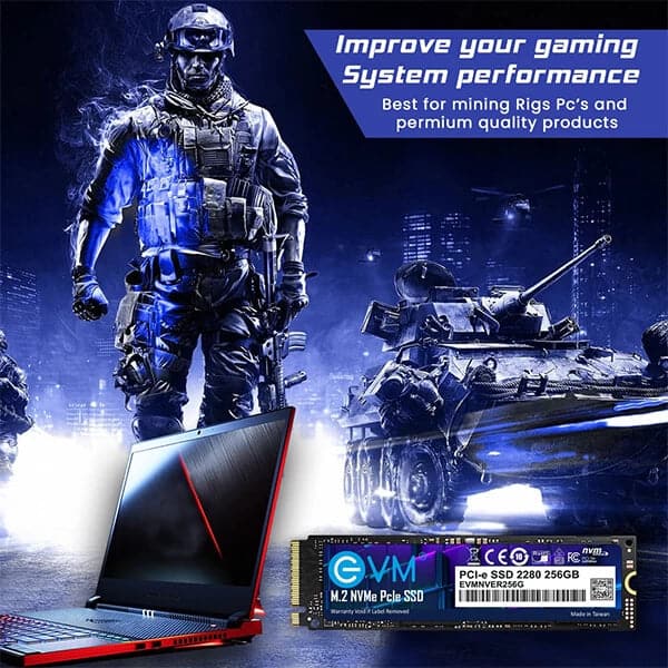 EVM 256GB M.2 NVMe Gen3 Solid State Drive (SSD)