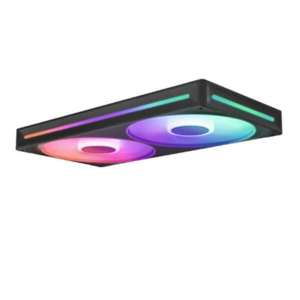 NZXT F280 Core RGB Cabinet Fan (Black) (Dual Pack)