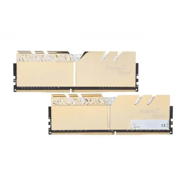 G.SKILL Trident Z Royal Elite RGB 32GB ( 16GB x 2 ) 3600MHz DDR4 RAM ( Gold ) ( CL16 )