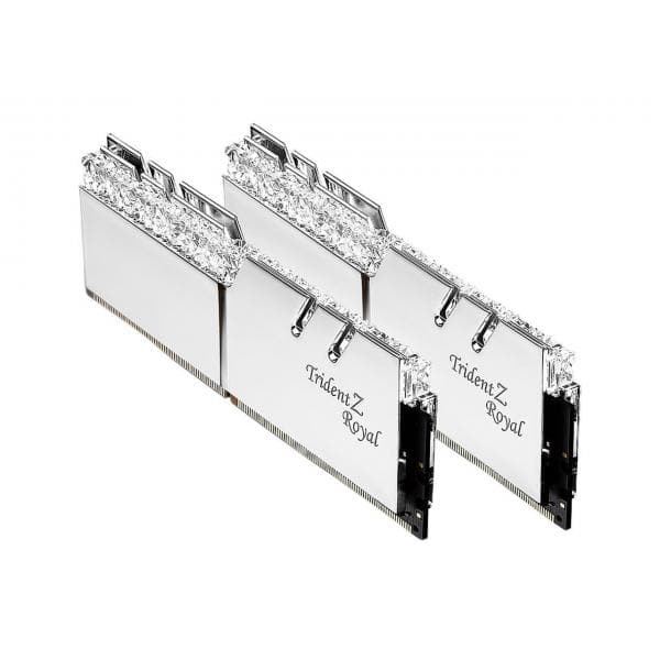 G.SKILL Trident Z Royal 16GB ( 8GB x 2 ) 3200MHz DDR4 RGB RAM ( Silver ) ( CL16 )