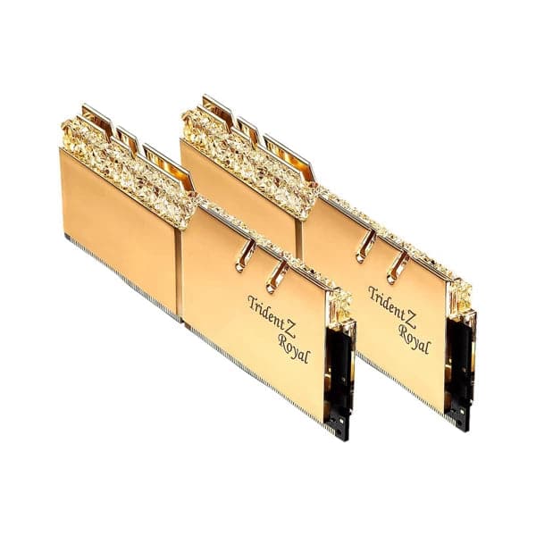 G.SKILL Trident Z Royal 32GB ( 16GB x 2 ) 3200MHz DDR4 RGB RAM ( Gold )