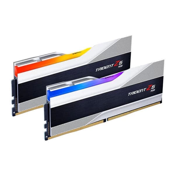 G.SKILL Trident Z5 RGB 64GB ( 32GBx2 ) 6000MHz DDR5 RAM ( Metallic Silver ) ( CL30 )