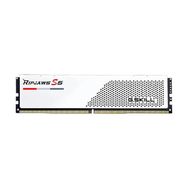 G.SKILL Ripjaws S5 32GB ( 16GBx2 ) 6000MHz DDR5 RAM ( White ) ( CL32 )