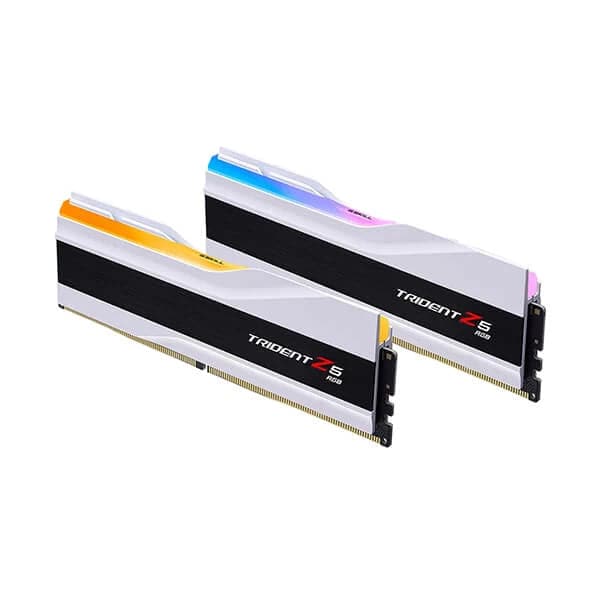 G.SKILL Trident Z5 RGB 32GB ( 16GBx2) DDR5 6000MHz RAM (Matte White) ( CL36 )