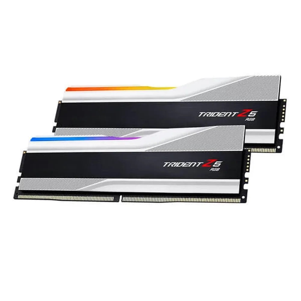 G.SKILL Trident Z5 RGB 32GB ( 16GBx2 ) 7200MHz DDR5 RAM ( Metallic Silver ) ( CL34 )