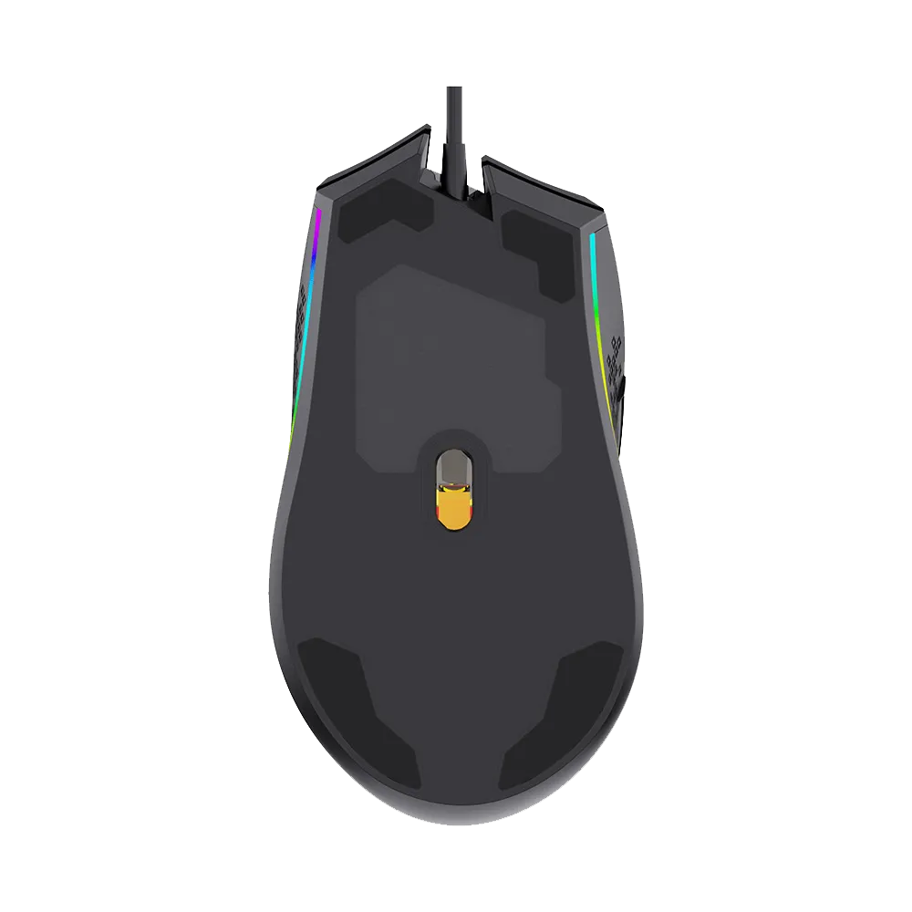 AULA F805 Wired Ergonomic Gaming Mouse ( F805B ) ( 6400DPI / 7 Macro Buttons ) (Black)