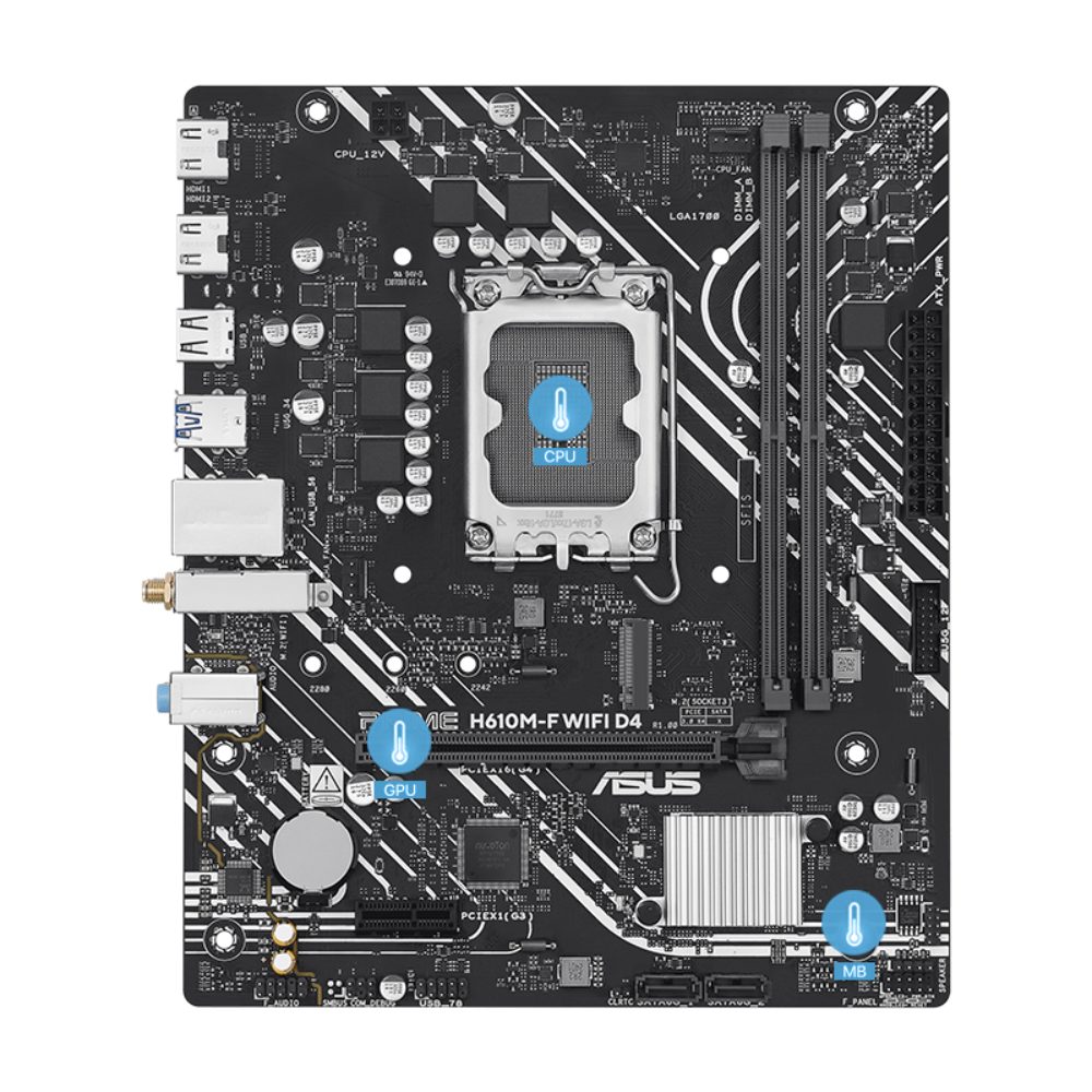 ASUS Prime H610M-F Wifi DDR4 Intel Motherboard