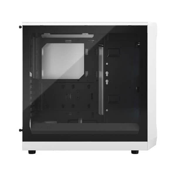 FRACTAL DESIGN Focus 2 Mesh RGB Clear Tint ATX Mid Tower Cabinet (White)