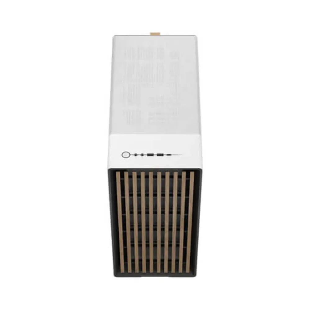 FRACTAL DESIGN North Chalk Clear ATX Mid Tower Cabinet (White)