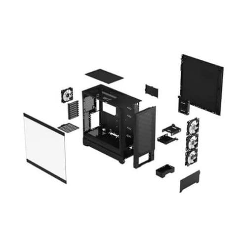 FRACTAL DESIGN Pop XL Air RGB Clear Tint EATX Mid Tower Cabinet (Black)
