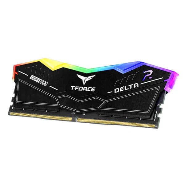 TEAMGROUP T-Force Delta RGB 16GB (16GBx1) DDR5 5200MHz Desktop RAM (Black) ( CL40 )