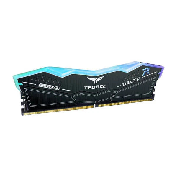 TEAMGROUP T-Force Delta RGB 32GB ( 16GBx2 ) 6000MHz DDR5 RAM (Black) ( CL38 )